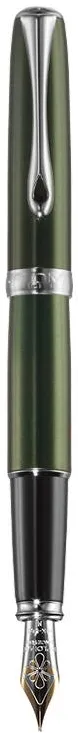 Diplomat Stilou DIPLOMAT Excellence A2, cu penita M, aurita 14kt. - Evergreen Chrome