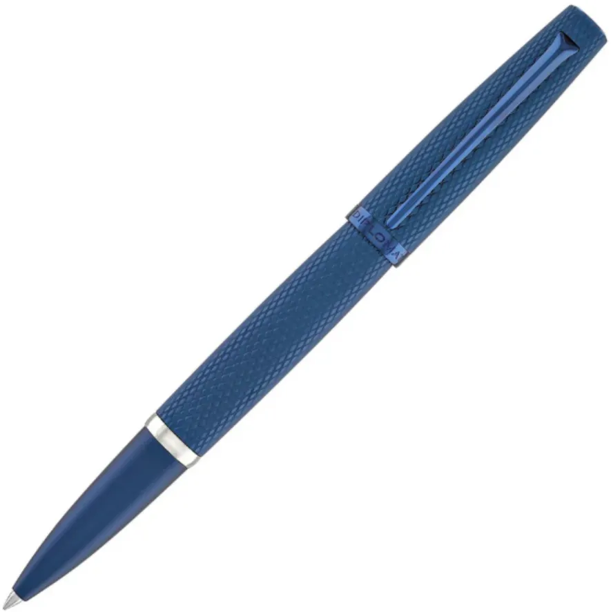 Diplomat Rollerball Viper - blue guilloche