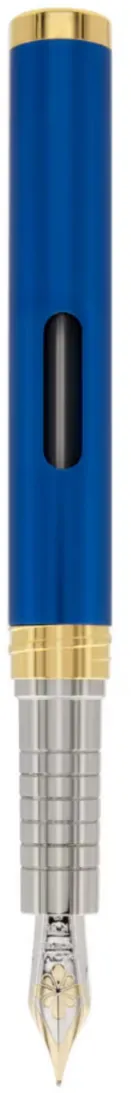 Diplomat Stilou DIPLOMAT Nexus, cu penita M, din otel inoxidabil - blue gold