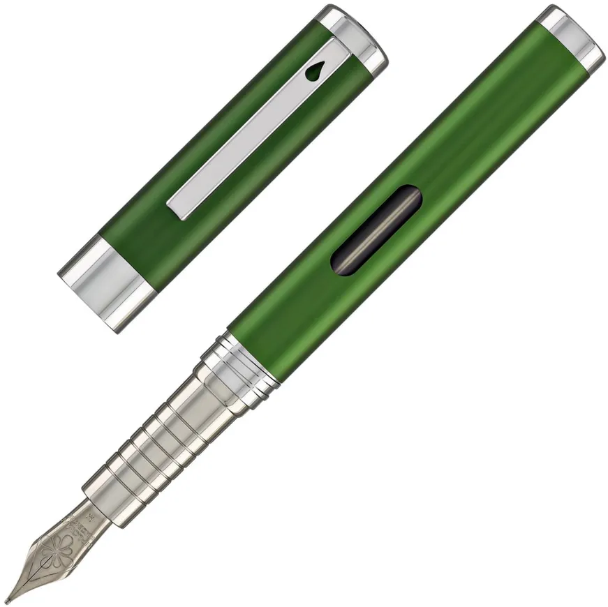 Diplomat Stilou DIPLOMAT Nexus, cu penita M, din otel inoxidabil - green chrome