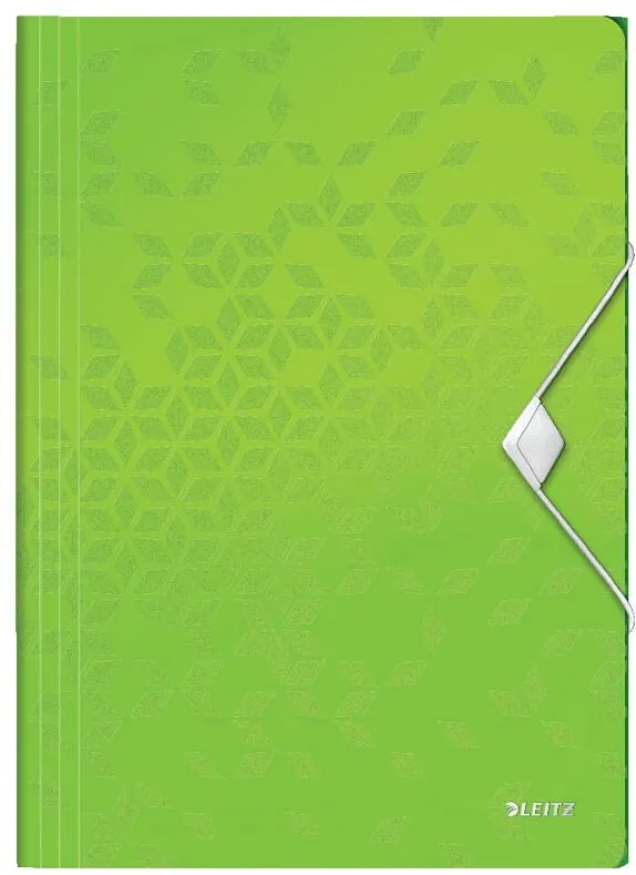 Leitz Mapa cu elastic LEITZ WOW, PP, A4, 150 coli, verde
