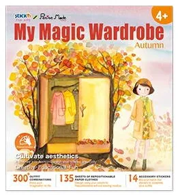 Hopax Carte creativa Stick"n My Magic Wardrobe - toamna