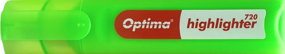 Lipici si corector Optima Textmarker varf lat 1-4mm, Optima 720 - verde