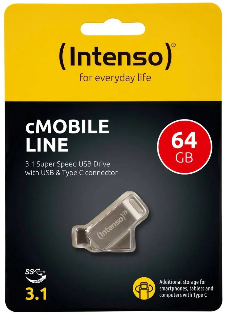 Memorie USB Intenso cMobile Line Type C 64GB 3.0