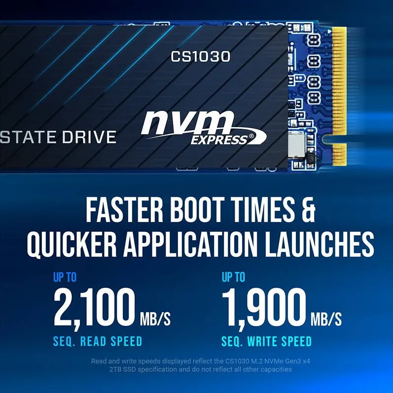PNY CS1030 2TB M.2 2280 PCI-E x4 Gen3 NVMe SSD