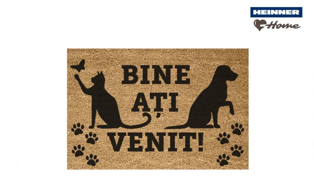 HEINNER Covoras intrare 60X40 cm, paws