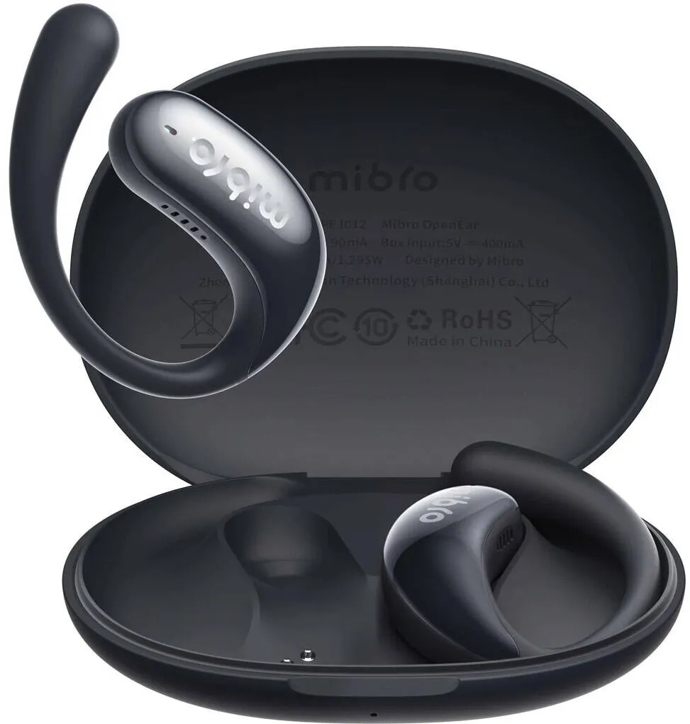 Casti Bluetooth Mibro Wireless MIBRO OpenEar, ENC, 45/400mAh, negru