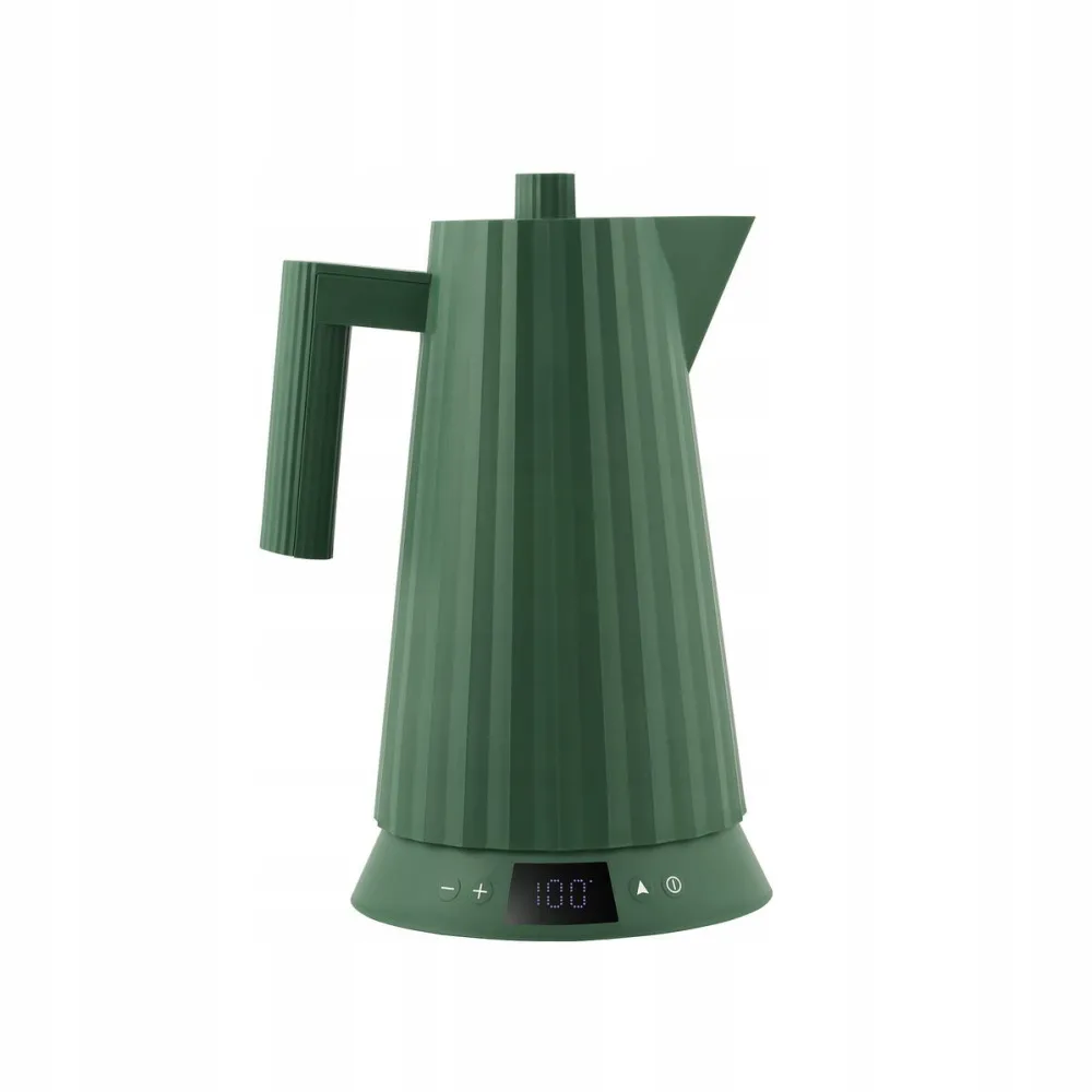 Alessi Fierbator electric Plisse 1,7 l, reglare temperatura, verde, 2200 W, 32x22x18 cm