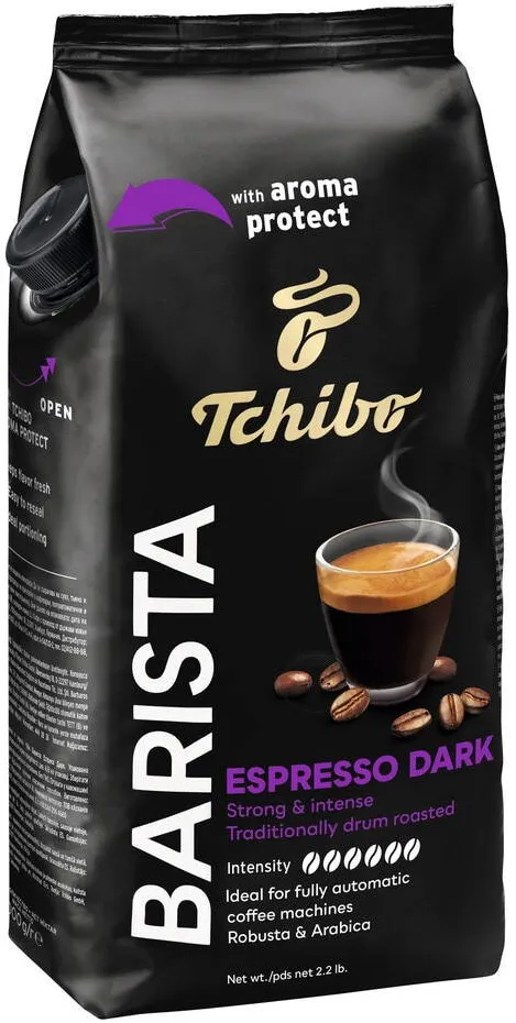 Tchibo Cafea boabe, Tchibo Barista Espresso Dark, 1 kg