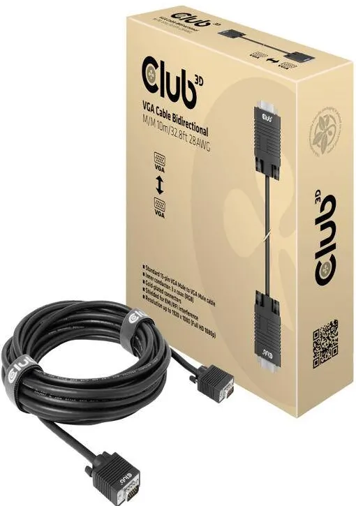 Cablu CLUB 3D VGA > VGA 10m St/St