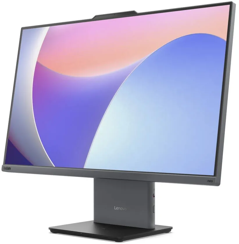 Sistem All in One Lenovo ThinkCentre neo 50a Gen 5, Procesor Intel Core 7 240H 2.5GHz Raptor Lake, 23.8" FHD IPS Touch, 32GB RAM, 1TB SSD, Intel Graphics, Camera Web, Windows 11 Pro