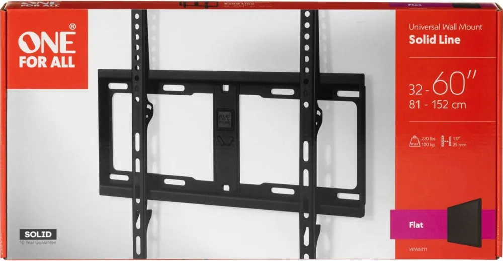 Suport TV / Monitor OneforAll TV 65 Solid Flat
