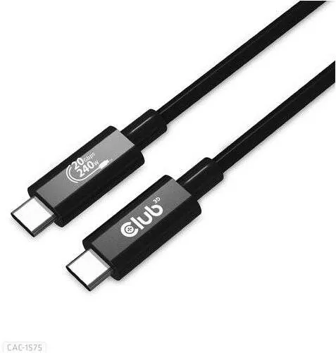 Cablu Date CLUB 3D USB 4 Typ C PD 240W / 4K / 20Gbps 2m St/St