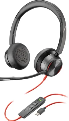 Casti HP Poly BW 8225 Stereo USB-C HS +USB-C/A