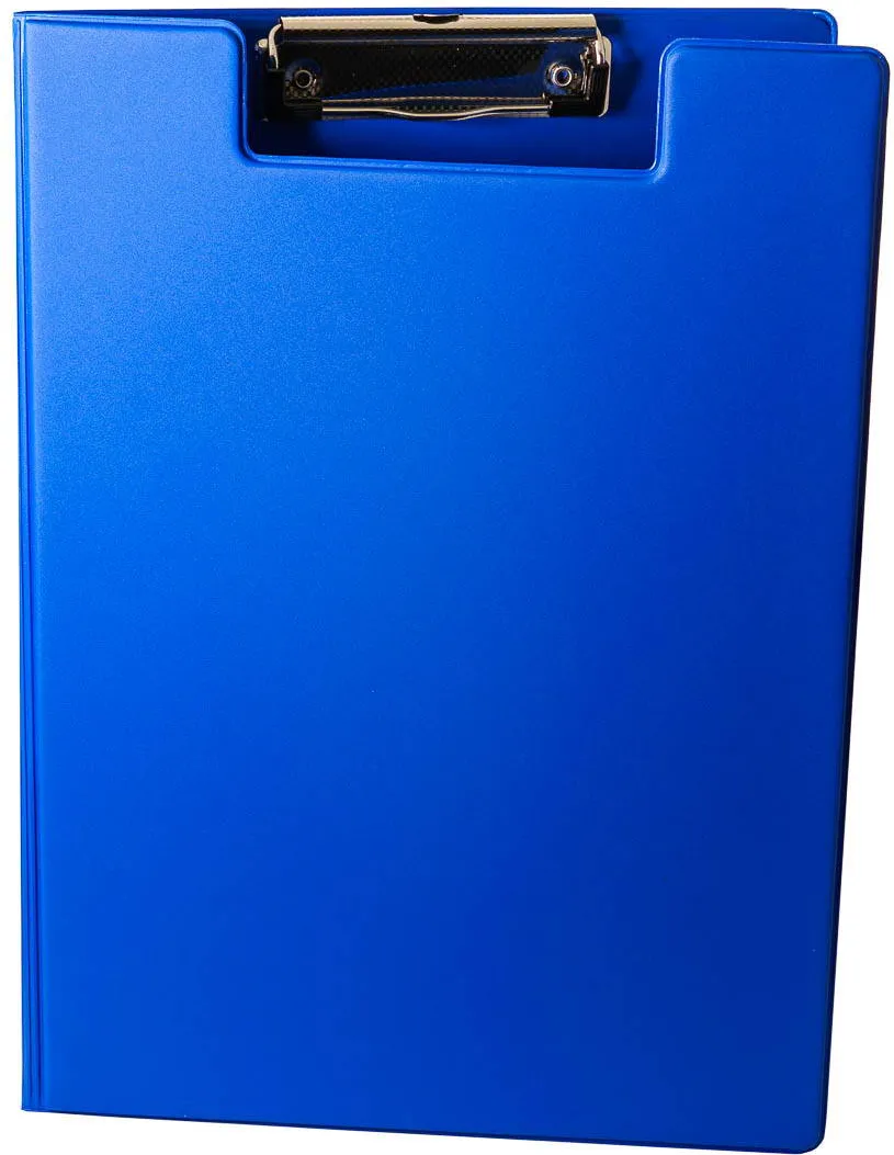 Optima - Clasic & Premium Clipboard dublu A4, plastifiat PP, Optima - albastru