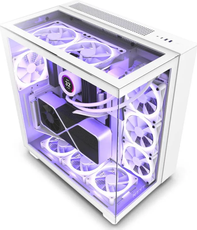 Carcasa PC NZXT H9 Elite white