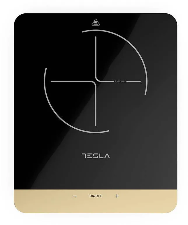 Plita Tesla portabila inductie IC401B, 2000W, 25x25cm, 8 niveluri putere, Negru