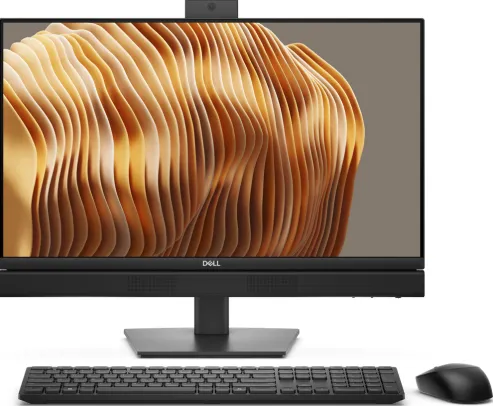 Sistem All in One Dell Pro 24 QC24250 AIO, Intel Core Ultra 7 265, 23.8 inch, RAM 16GB, SSD 512GB, Intel Graphics, Windows 11 Pro, Dark Grey
