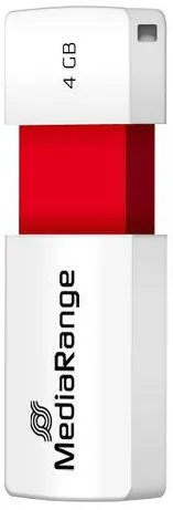 Memorie USB MediaRange USB-Stick 4GB USB 2.0 Slider red