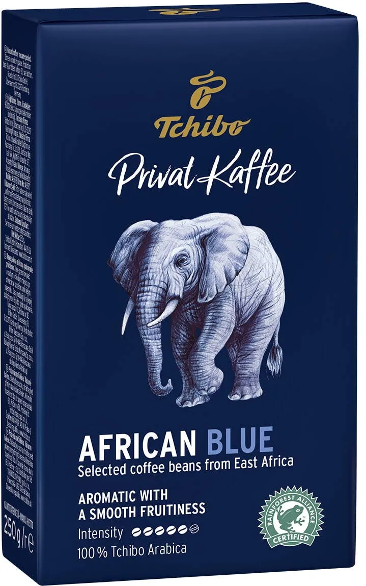 Tchibo Cafea macinata, Tchibo Privat Kaffee African Blue, 250 g