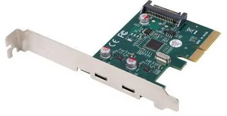 Placa de Retea LANBERG Placa PCI Express Lanberg 2x USB-C 3.2 Gen 2 low profile