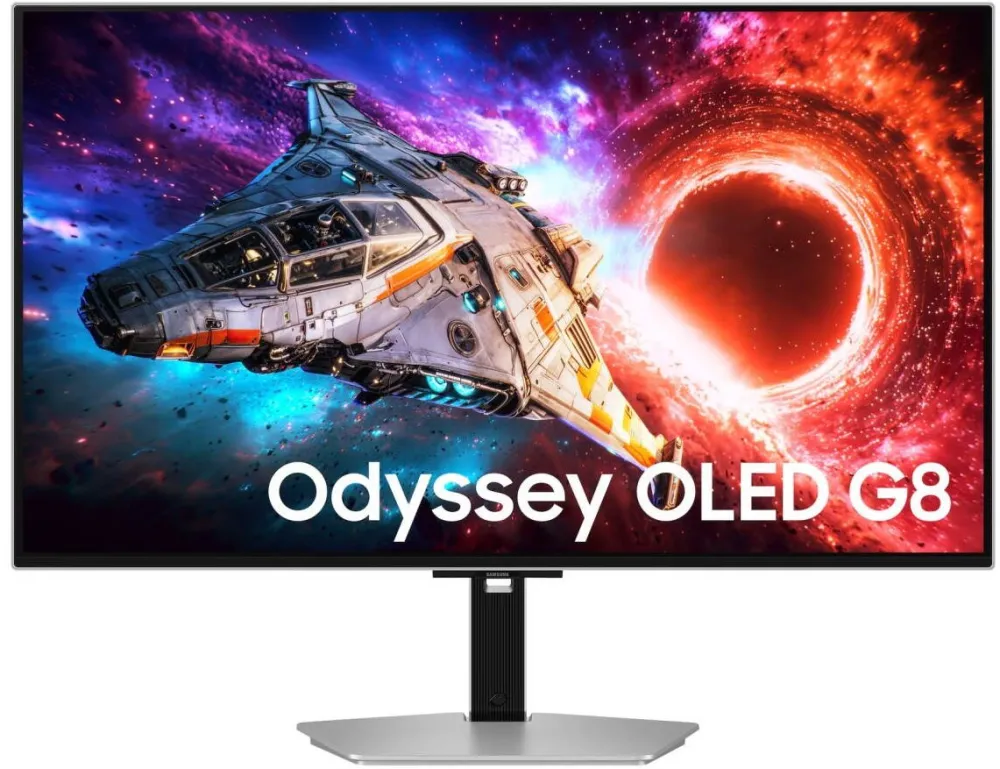 Monitor Samsung LS32HG800SUXEN OLED 32", 4K, argintiu, 32x18x5cm