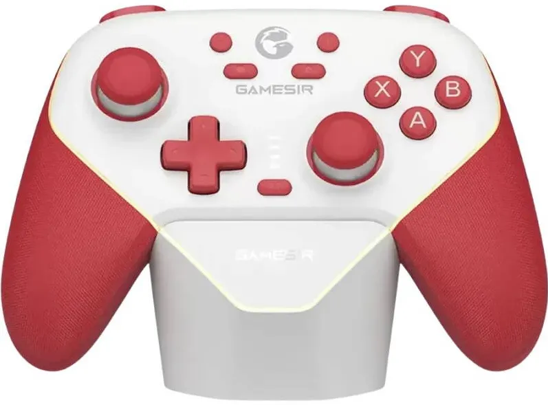 Gamepad GameSir Controler multi-platforma GameSir Super Nova, Bluetooth/USB-C/wireless, pentru PC/2/Switch/iOS/Android, Rosu-Alb