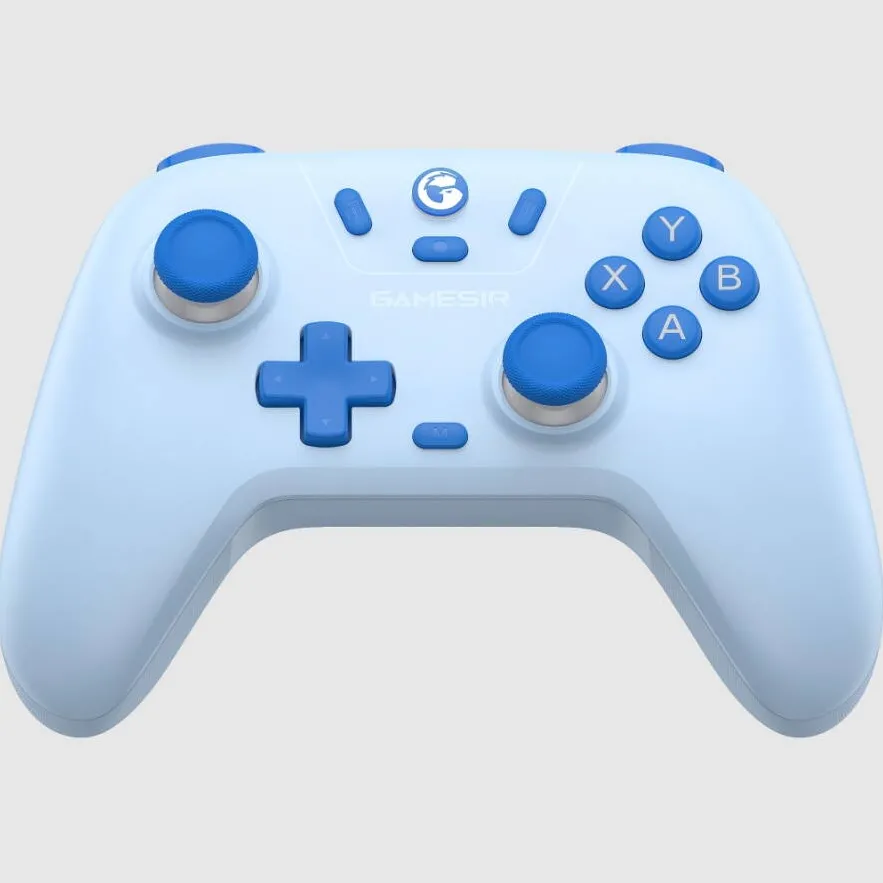 Gamepad GameSir Nova Lite, multiplatforma, Bluetooth/USB-C, albastru cer, 155x104x61mm