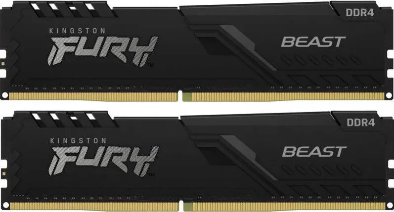 Memorie RAM Kingston FURY Beast 32GB DDR4 3200MHz CL16 Dual Channel Kit