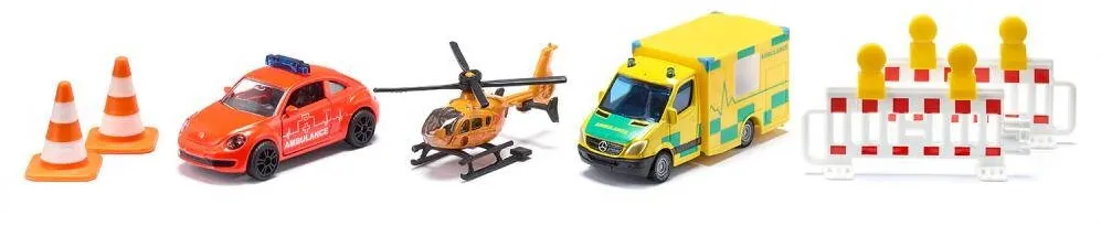Masinuta Siku Rescue cars gift set