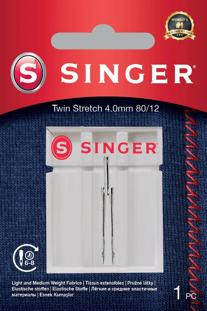 Singer TWIN STRETCH NDL 4.0 80/12 1PK (Decorative)