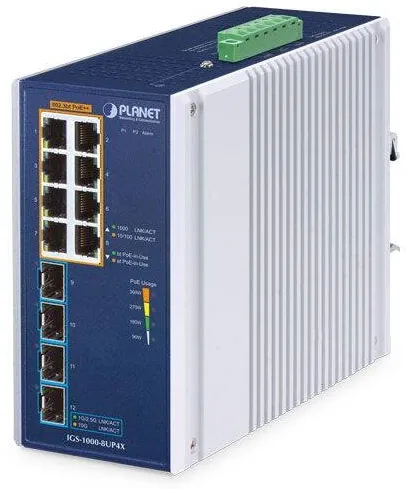 Switch Planet Planet IGS-1000-8UP4X, 8 porturi 10/100/1000 Mbps