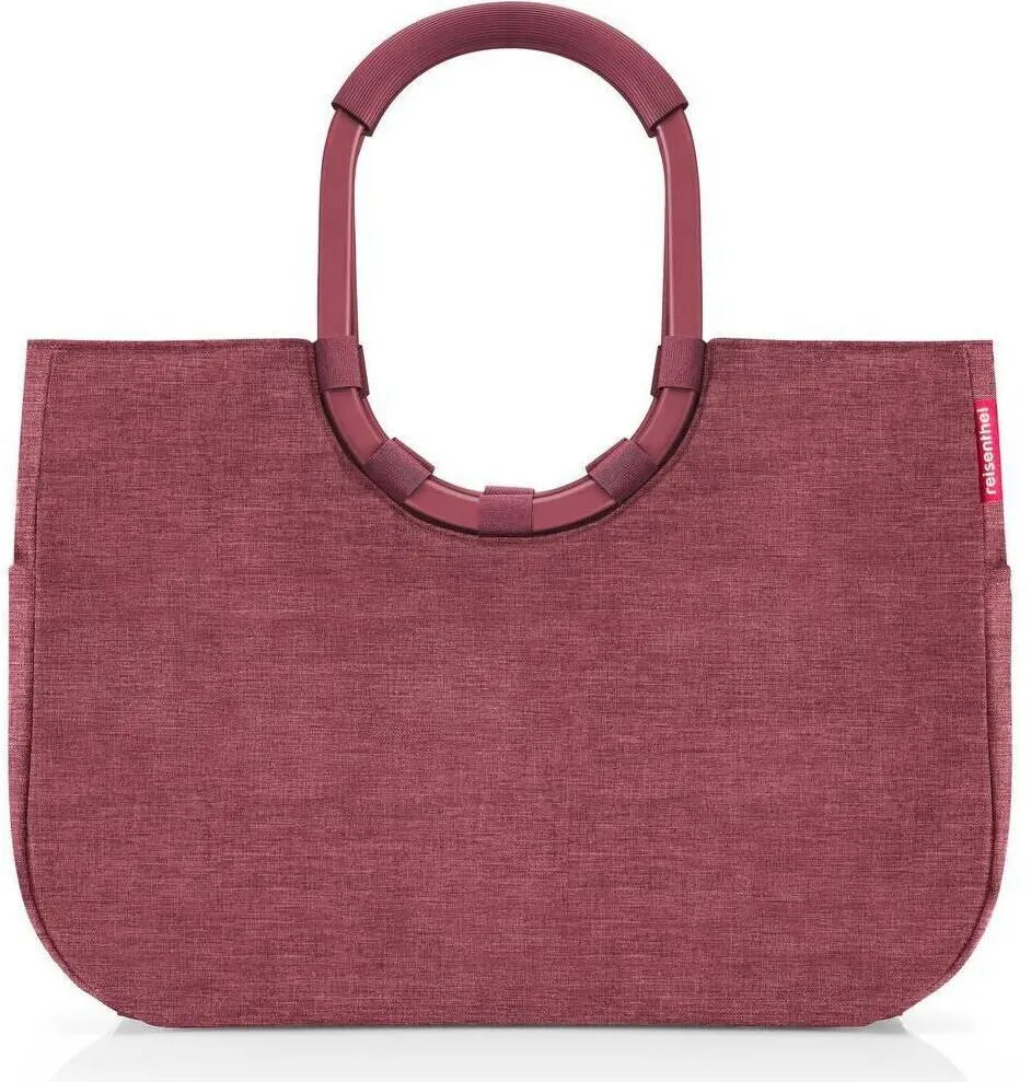 Reisenthel Geanta de cumparaturi Reisenthel Loopshopper L, maroon, capacitate 25 litri, material reciclat