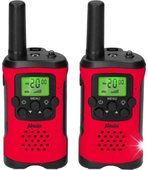 Alecto Statie radio Alecto FR-115RD, 8 canale, rosu, 7 km