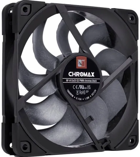 Noctua NF-A12x25 G2 PWM chromax.black