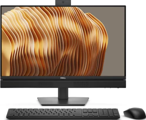 Sistem All in One Dell Pro 24 QC24251 AIO, Intel Core Ultra 235T, 23.8 inch, RAM 16GB, SSD 512GB, Intel Graphics, Windows 11 Pro, Dark Grey