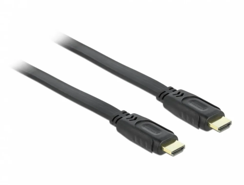 DELOCK 82669 High Speed HDMI with Ethernet - HDMI with Ethernet cable - 1 m