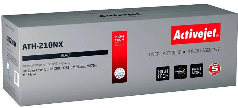 Toner imprimanta ACTIVEJET COMPATIBIL ATH-210NX for HP printer; HP 131X CF210X, Canon CRG-731BH replacement; Supreme; 2400 pages; black