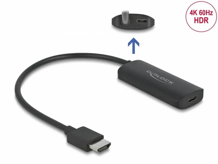 Adaptor DELOCK HDMI la USB-C (DP Alt Mode) 4K 60Hz