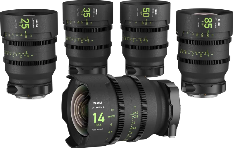 Obiectiv/Accesoriu NISI Cine Lens Set Athena Prime E-Mount