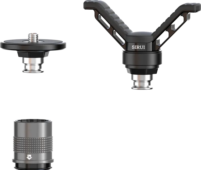 SIRUI Quick Release Clamp V-Shape Gun / Plate Black