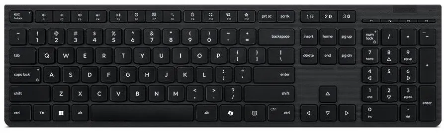 Tastatura Lenovo Tastatura Lenovo 4Y41R64540, wireless, 104 taste, neagra, dimensiuni 437,4x128,8x14,8mm