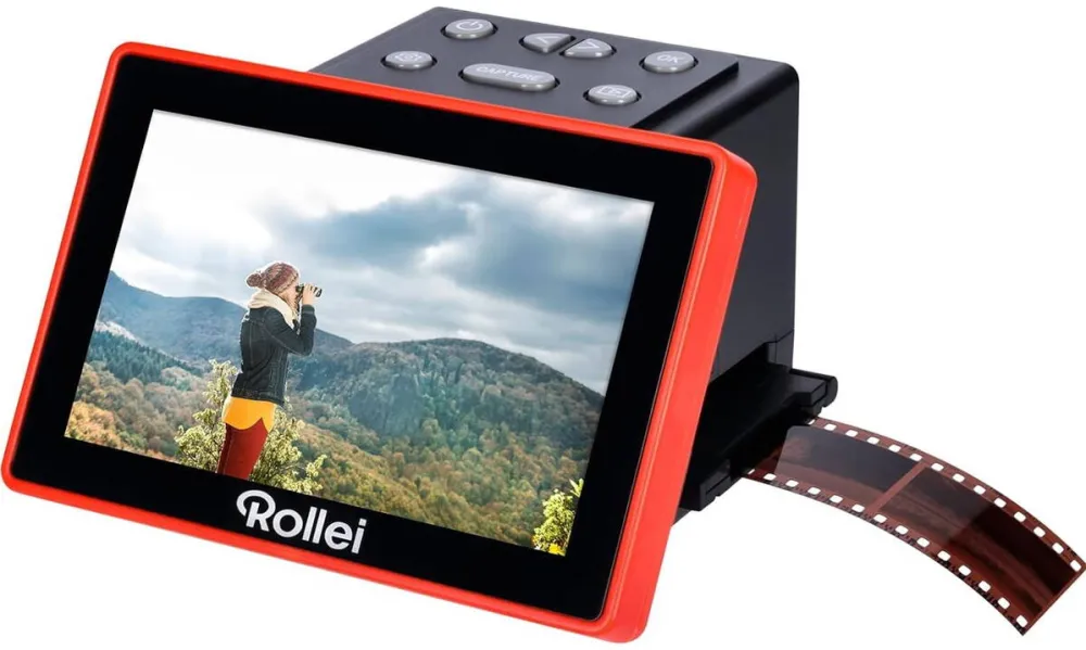 ROLLEI Scanner digital Rollei Dia-Film Scanner DF-S 1300 SE, ecran LCD 5 inch, 13 MP