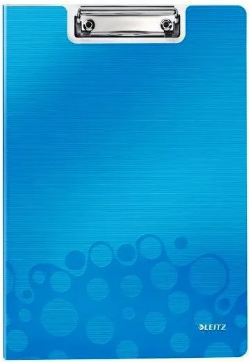 Leitz Clipboard dublu LEITZ Wow, polyfoam - albastru metalizat