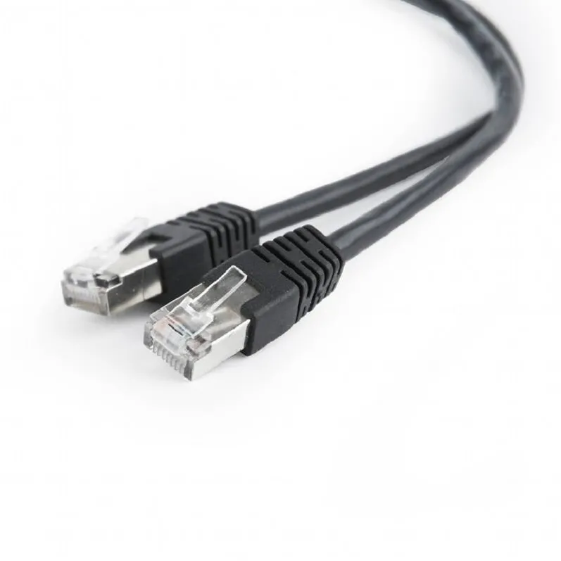 Cablu Gembird patchcord RJ45, cat.5e, FTP, 2m, black