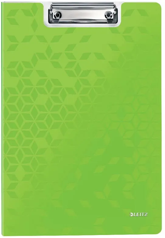 Leitz Clipboard LEITZ WOW, dublu, polyfoam, A4, 100 coli, verde