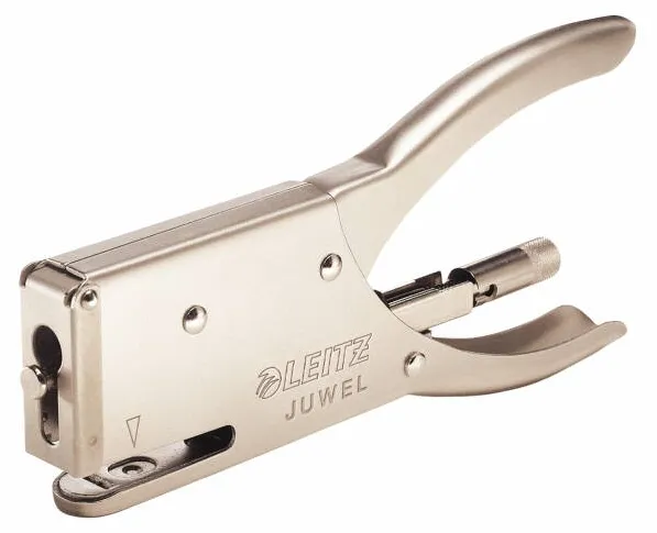 Leitz Capsator metalic LEITZ Juwel tip cleste, 12 coli, nichel