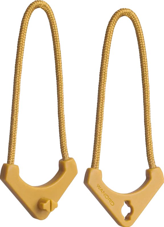 WANDRD WORRYLESS Zipper Puller Dallol Yellow