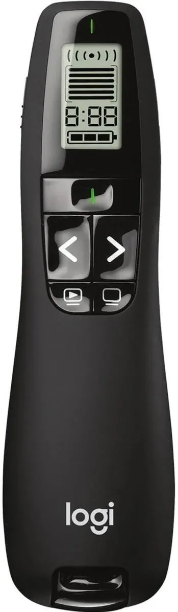 Presenter LOGITECH R800, USB Raza Actiune 30m Negru