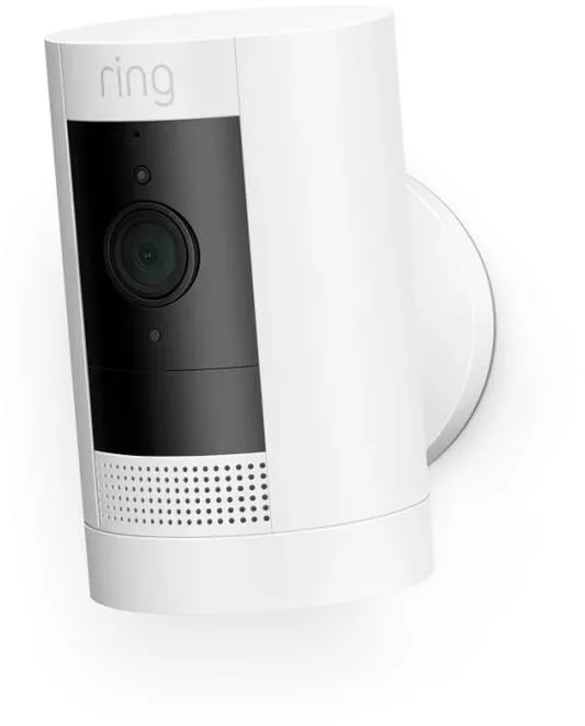 Camera Supraveghere Ring Stick Up Cam Battery Indoor/Outdoor White